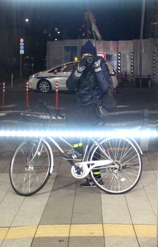 Un paseo nocturno en bicicleta por Tokio