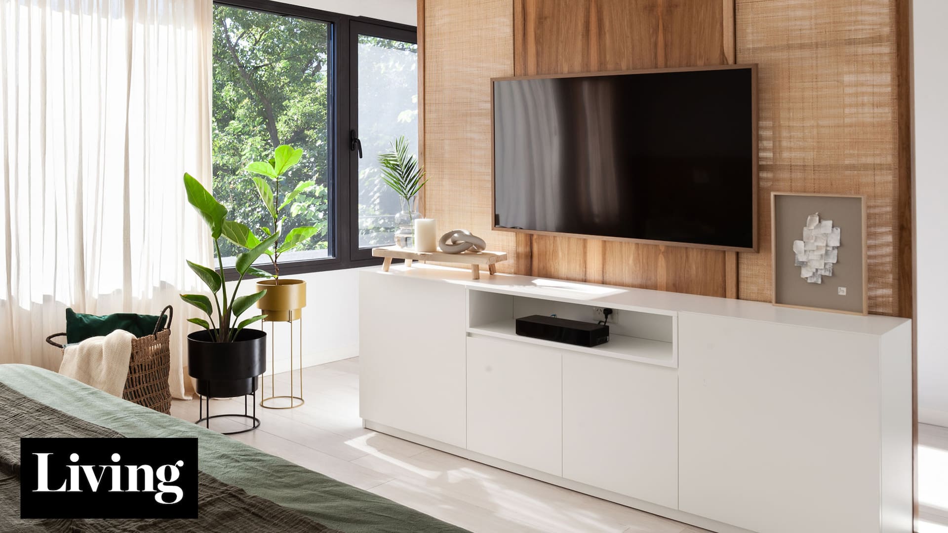 Buenas ideas para ubicar el televisor en el dormitorio
