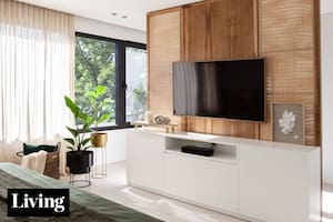 Ideas para ubicar la gran pantalla en el cuarto de manera práctica y estética
