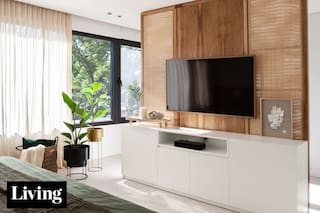 Ideas para ubicar la gran pantalla en el cuarto de manera práctica y estética