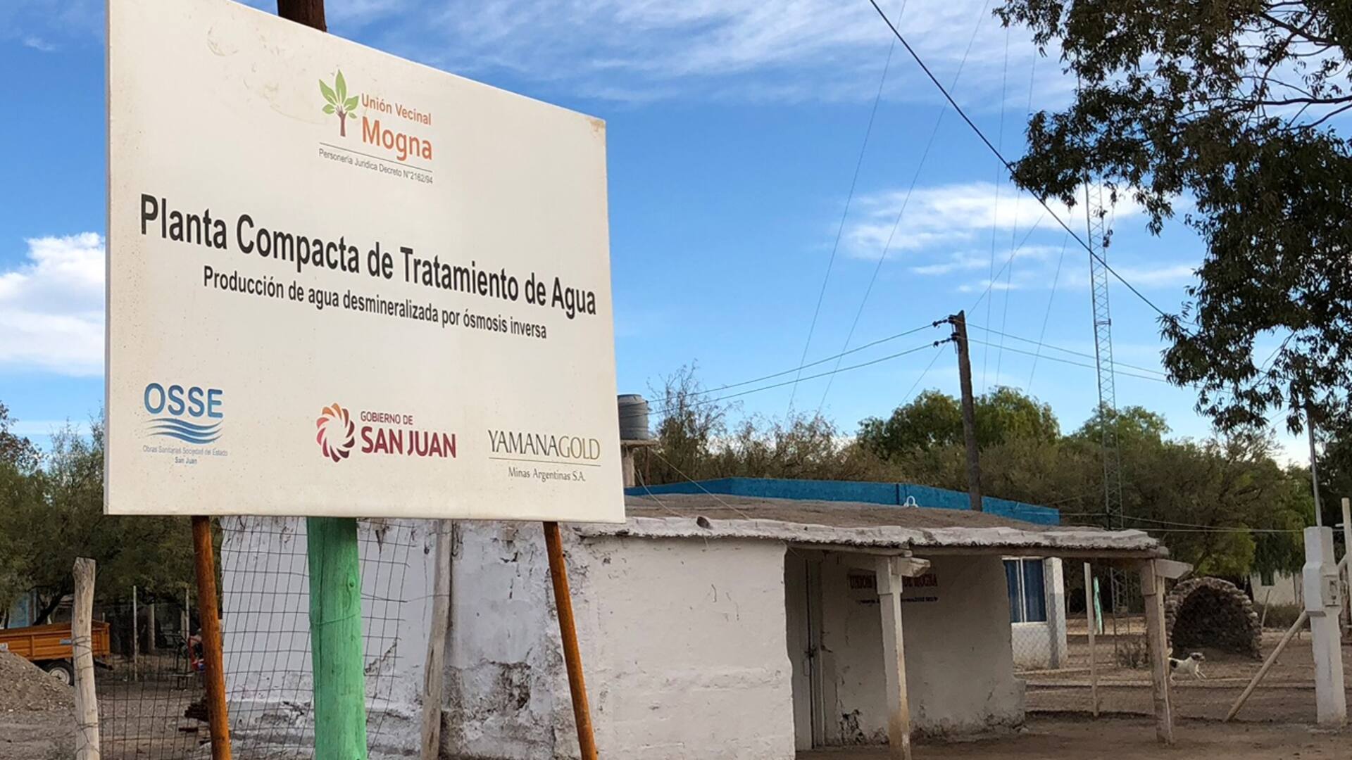 Mogna: hace más de un año inauguraron una planta potabilizadora y los vecinos siguen esperando