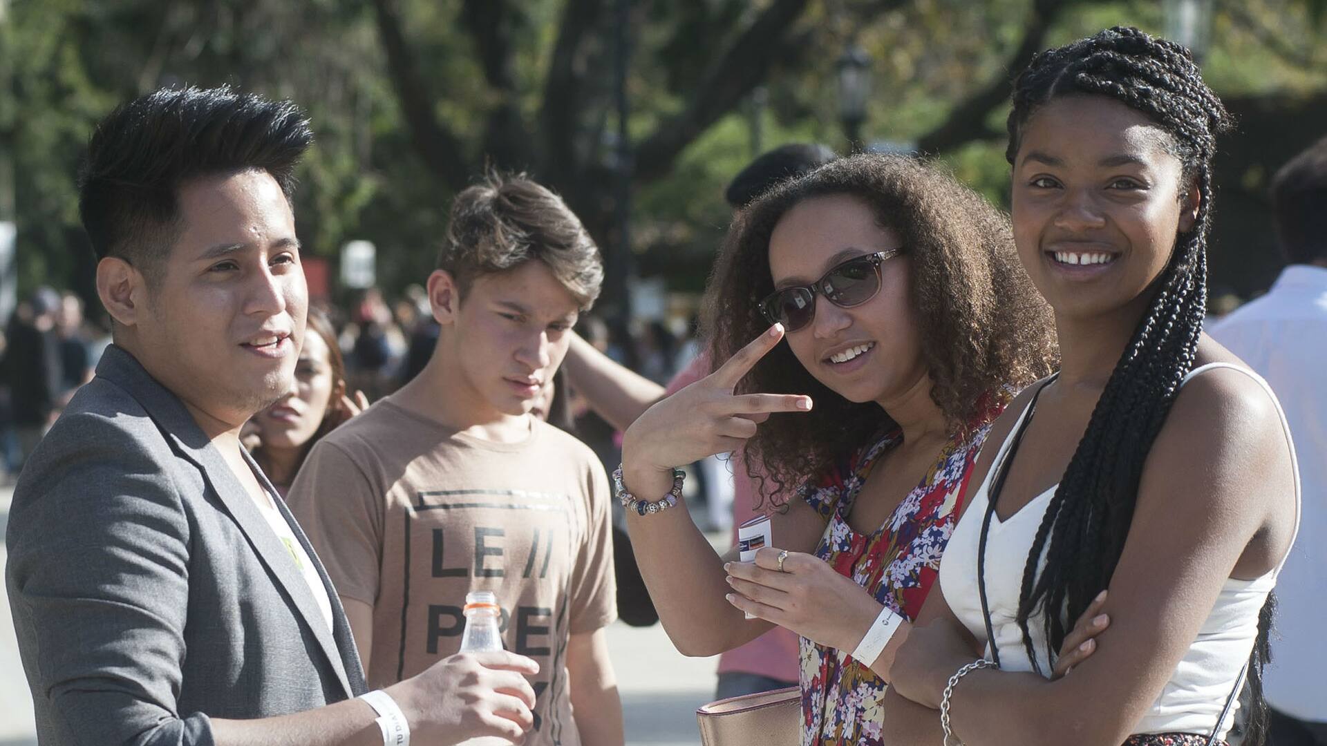 Con una gran fiesta multicultural, la Ciudad recibió a los jóvenes extranjeros que vienen a estudiar al país
