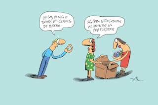 Un abrazo que brinda cobijo a la espera de la política