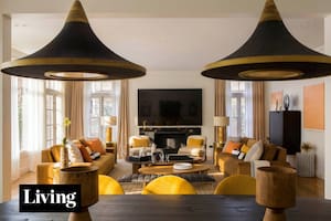 En solo un mes y medio, dejaron listo el interiorismo de una casa de esta gran casa en Martínez