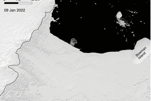 Una capa de hielo tan grande como Los Ángeles se fundió en la Antártida por la ola de calor