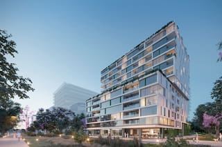 Diseño contemporáneo y naturaleza integrada en el corazón del Parque de Innovación