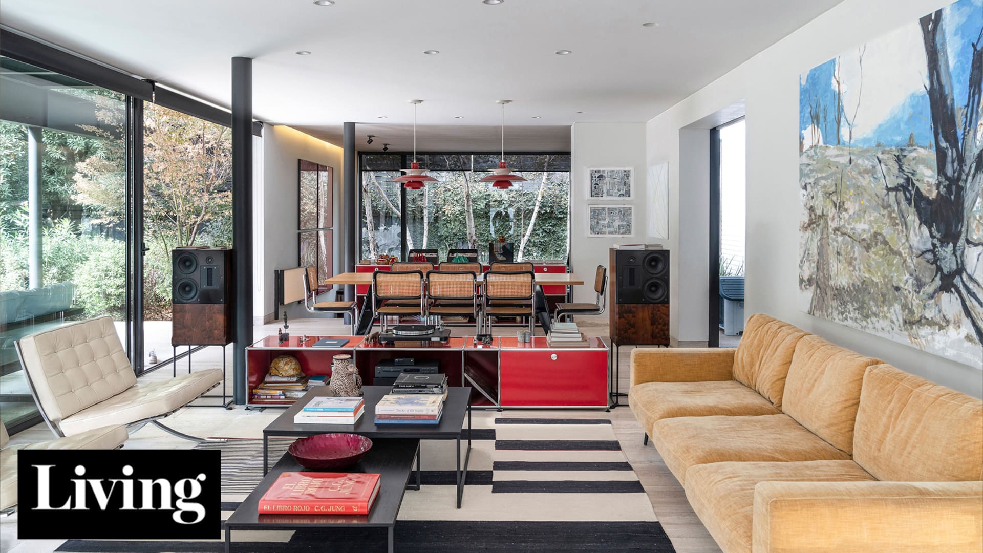 En Santiago de Chile, diseñaron una casa que remite a la época dorada de la arquitectura norteamericana