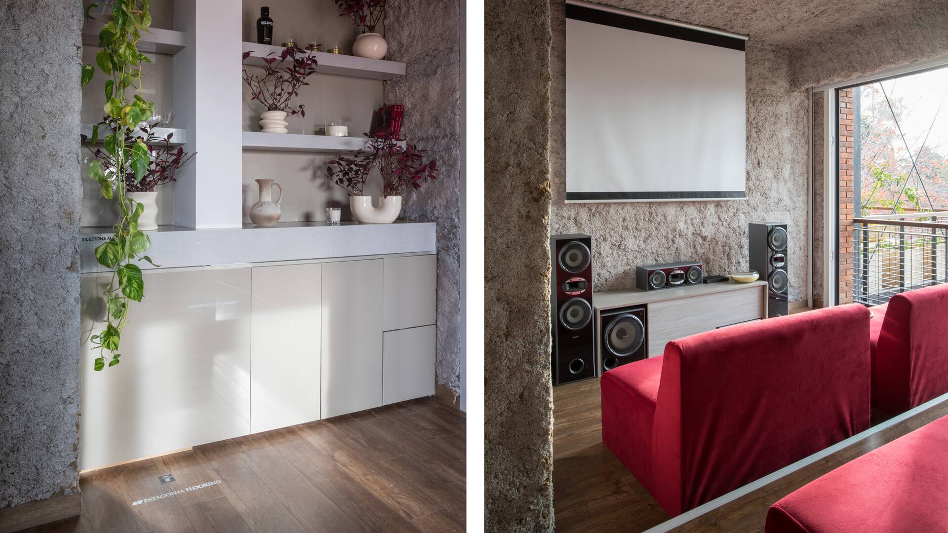 Materiales expuestos. Cómo insonorizar tu casa y hasta tener un microcine en un ambiente estándar