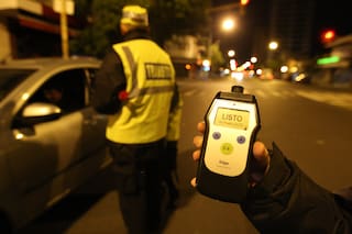Controles de alcoholemia: hubo más positivos en Navidad que en Año Nuevo