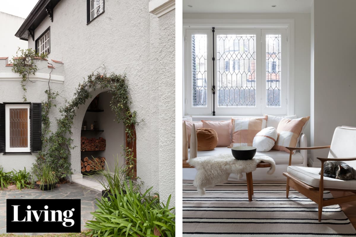 Luminoso resultado: Una casa de 1930 en La Lucila se recicló fusionando detalles originales dentro de un uso moderno