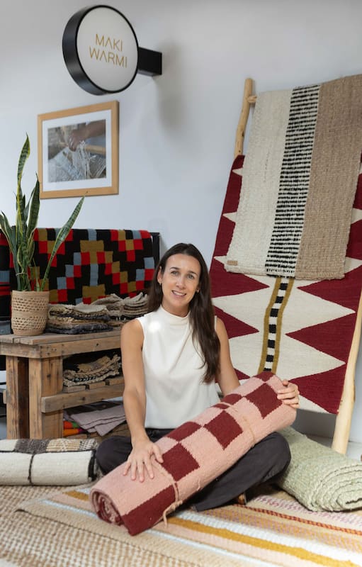 Descubrimos el showroom de Maki Warmi: alfombras artesanales que cuentan historias del norte argentino