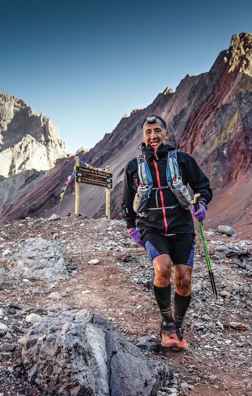 Historias. Corrió la Aconcagua 100K para superar una crisis personal