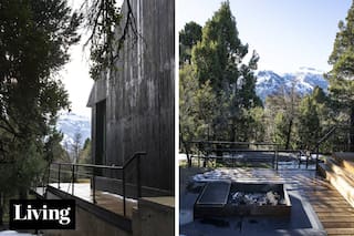 Los dueños de esta casa que mira al lago Meliquina procuraron ser una presencia bienvenida en medio del bosque