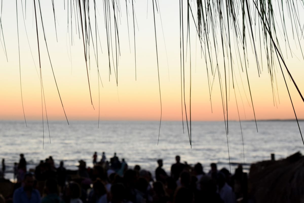 El atardecer más cool en La Mansa de José Ignacio