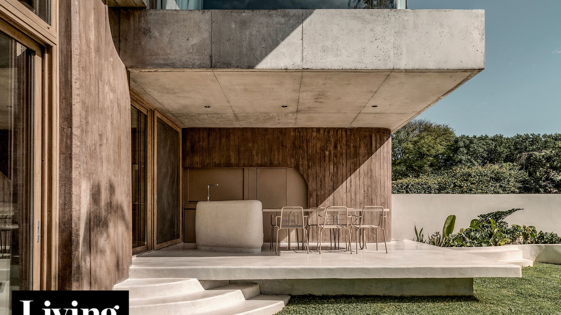Diseño orgánico: una casa que evoca un bosque en Martínez