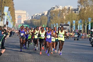 París ultima los detalles para la 40° maratón de la ciudad de la luz