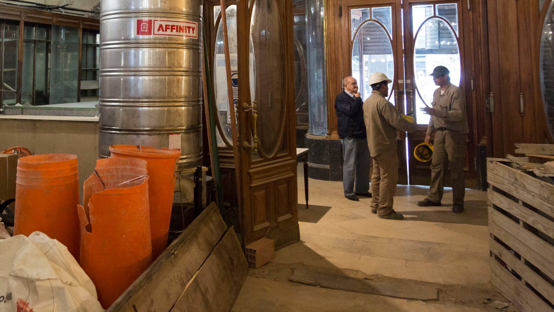 La confitería Ideal recuperó su elegante cúpula y reabrirá en un año