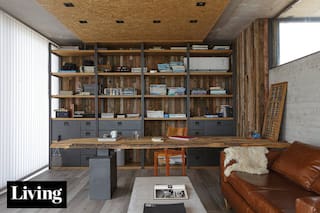 “Usamos maderas y muebles de cuero de buen diseño para contrastar con el hormigón brutalista de nuestras obras"