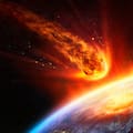 Chocado por un meteorito