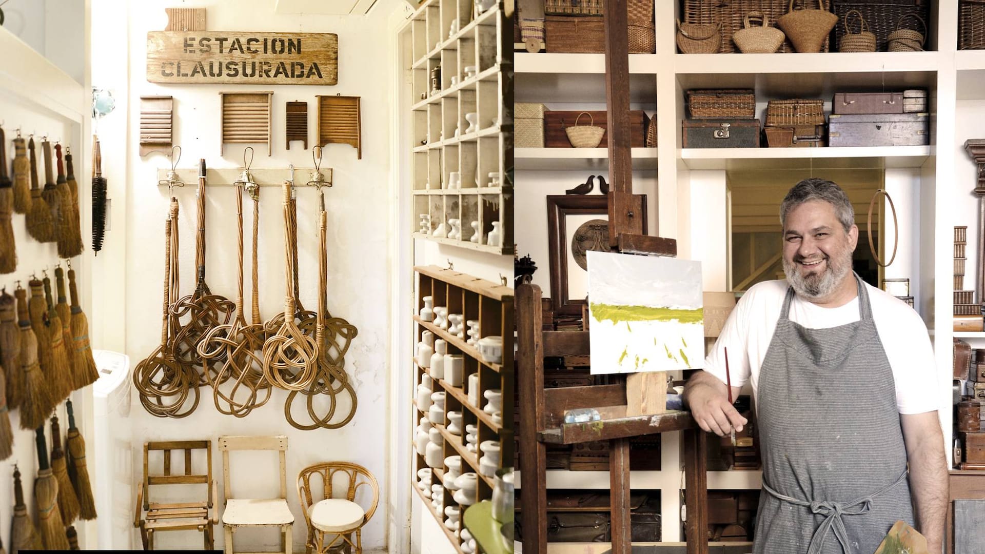 Un arquitecto nos muestra las alucinantes colecciones de objetos cotidianos que cubren cada pared de su casa