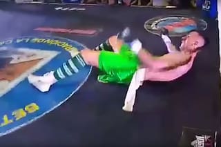 El boxeo no es tan fácil: el espectacular KO que sufrió Pablo Migliore