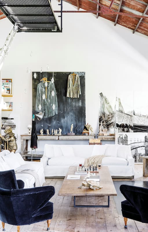 Foto de un living-comedor integrado con la cocina.