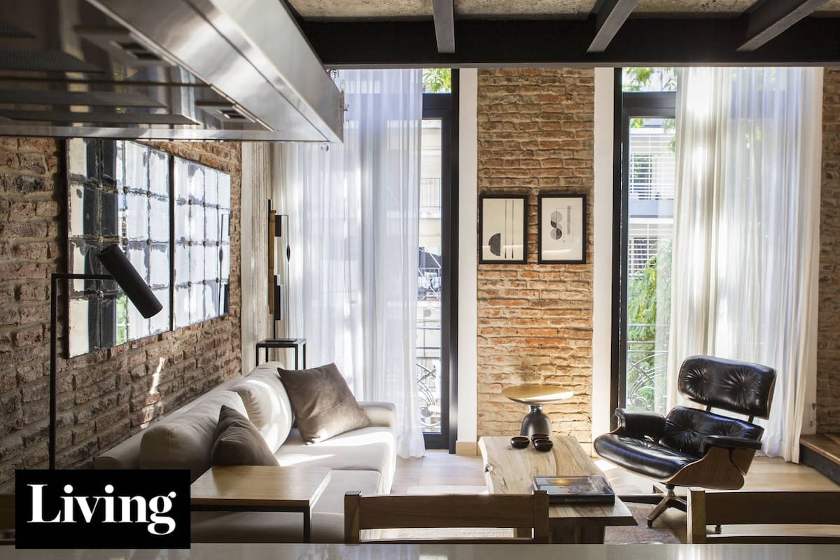 Diseñó un loft para recibir turistas en un edificio que sale de lo común