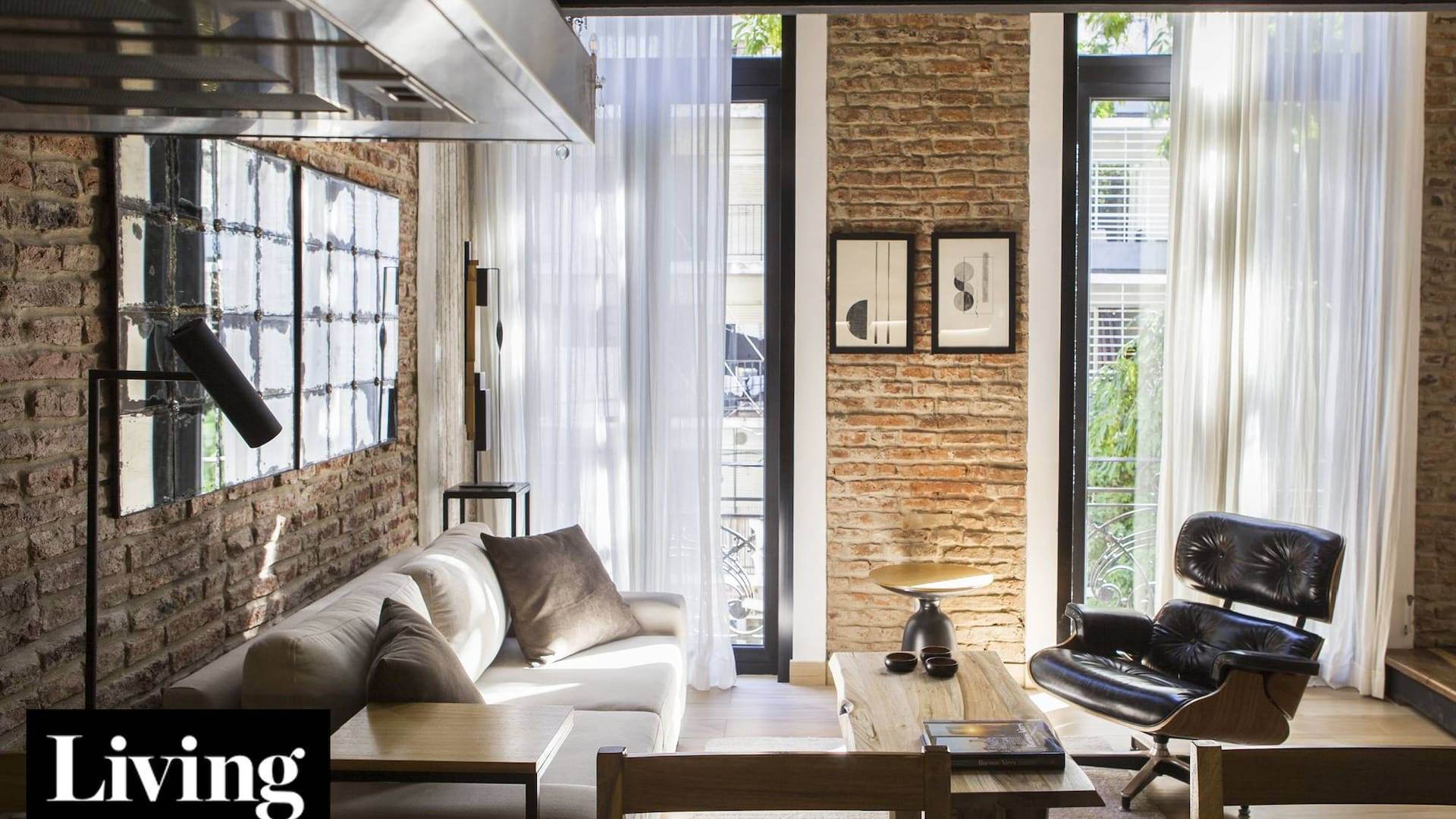 Diseñó un loft para recibir turistas en un edificio que sale de lo común