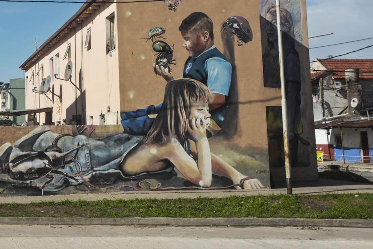 Murales en Isla Maciel: cómo un grupo de vecinos revalorizó el barrio con arte