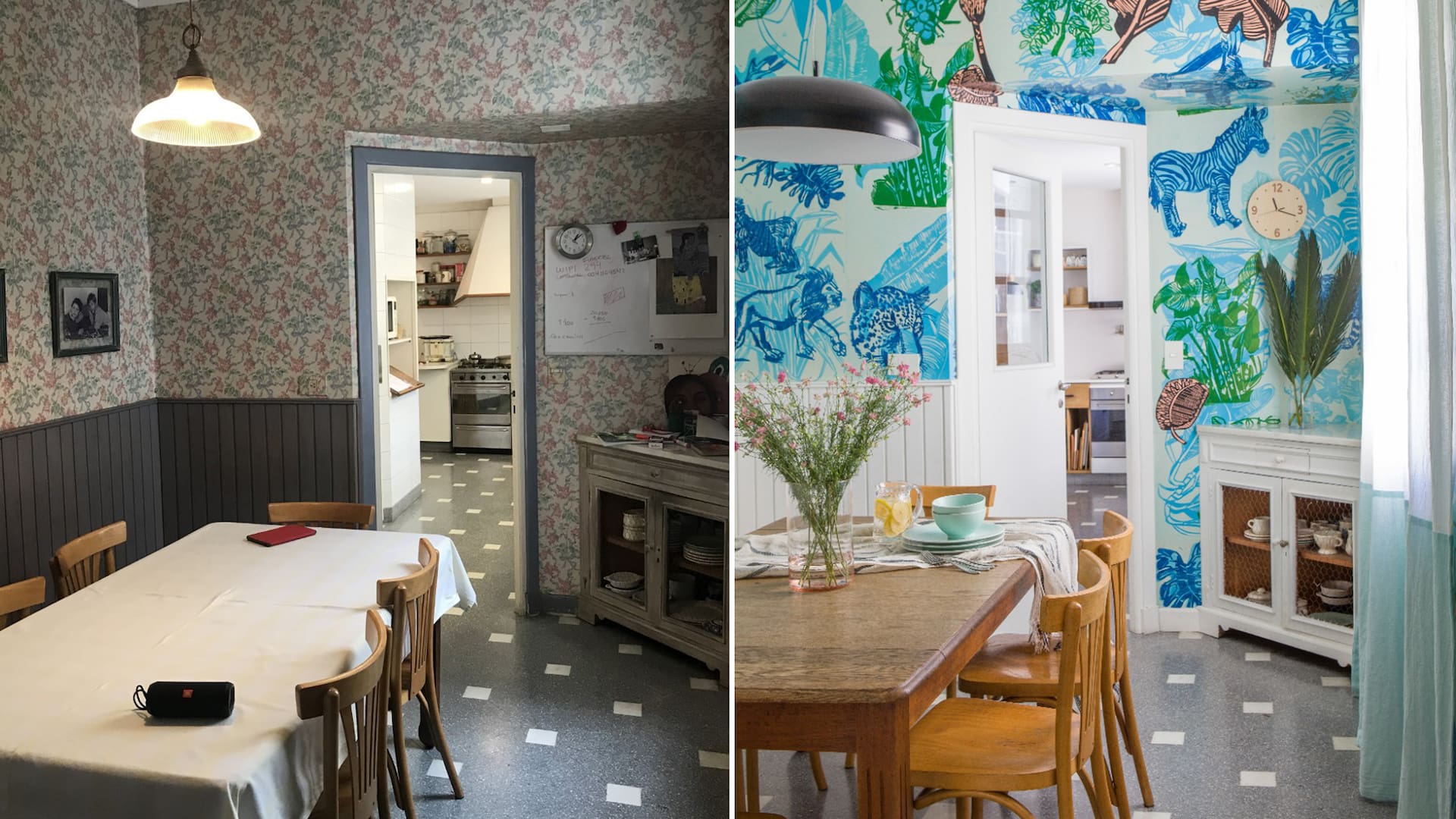 Reforma en Palermo: Mucho color y poca obra para la gran transformación de un piso clásico