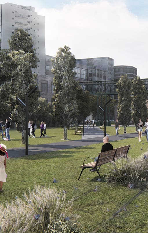 Playón Ferroviario: así será el nuevo parque público porteño, entre vías y adoquines, que estará listo a partir de mayo