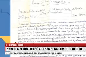 Caso Cecilia: Marcela Acuña acusó a César Sena por el femicidio