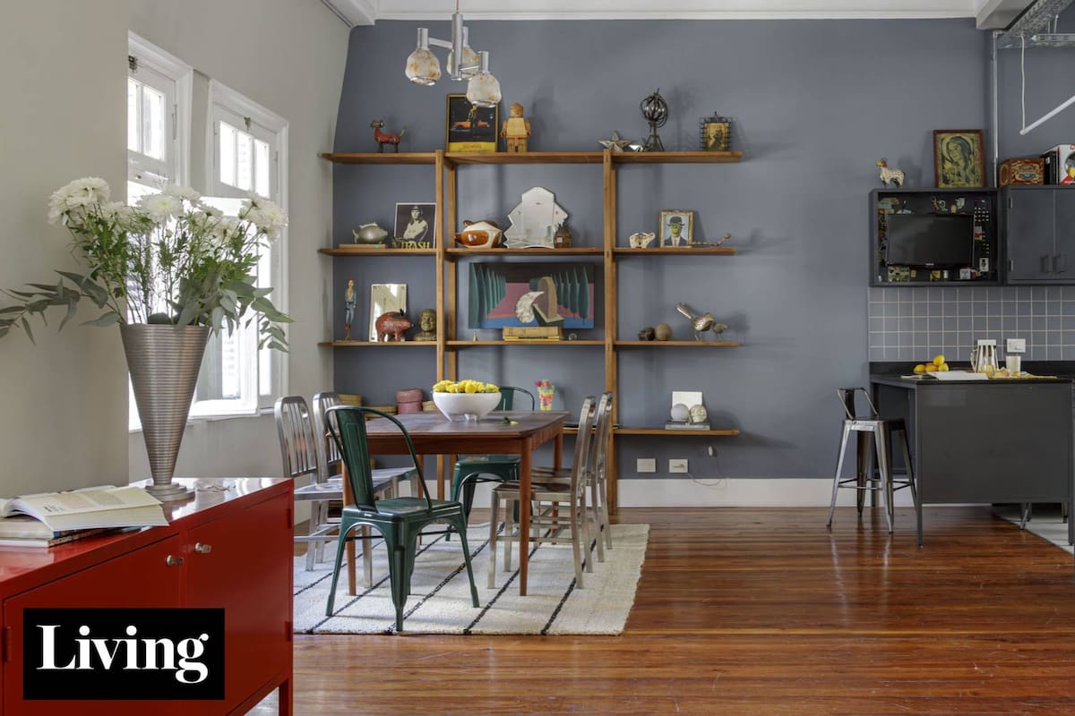 Por trabajo y amor, un arquitecto italiano hoy vive en este piso de Retiro, que renovó con particular encanto
