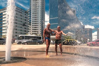 Un lugar inesperado para refrescarse en la calle
