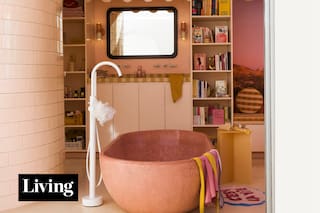 Por qué los diseñadores están eligiendo este color para el baño