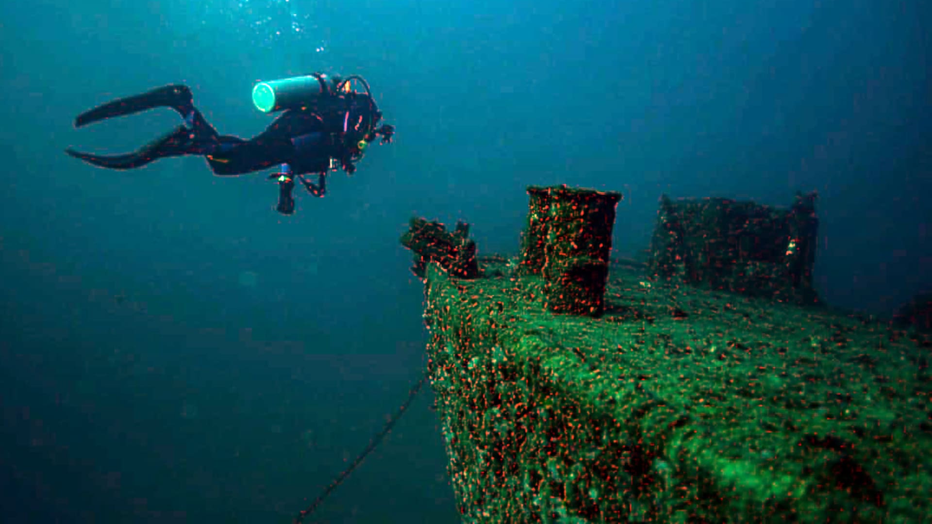 Es el parque de buceo más grande de América del Sur y sumó una nueva atracción: un barco hundido de 45 metros