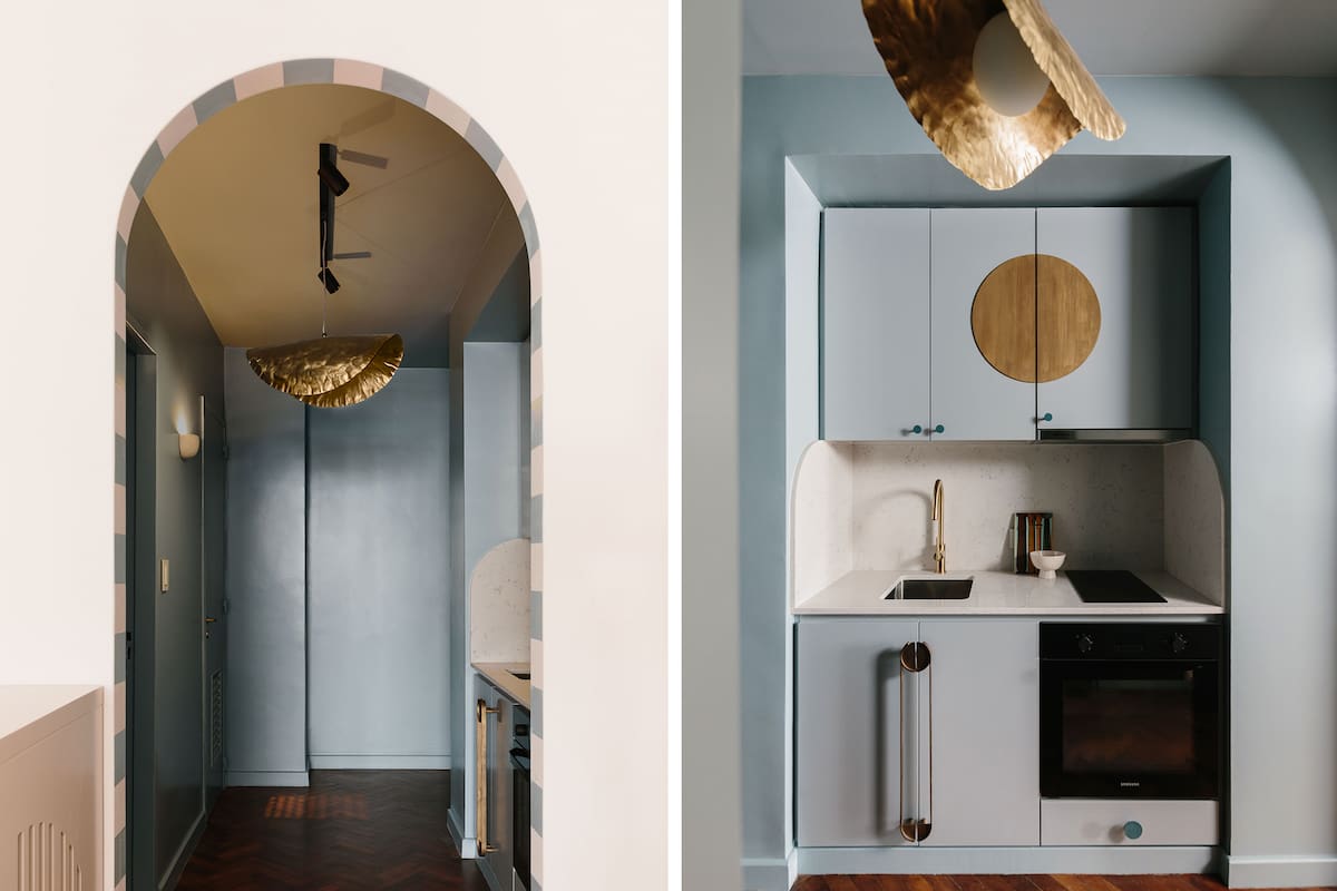 Ideas para copiar: Apostando al color, una joven arquitecta creó tres cocinas sencillamente únicas