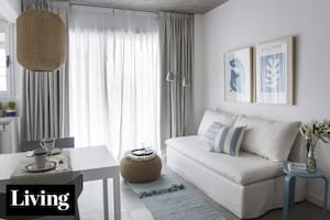 Cómo hicieron de este monoambiente de 34m2 un hogar práctico y cálido