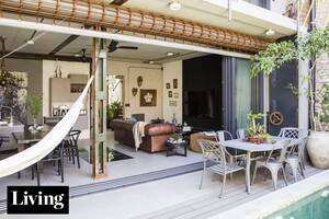 Reconstruyeron su casa y lograron pileta, dos espacios de trabajo y mucho diseño