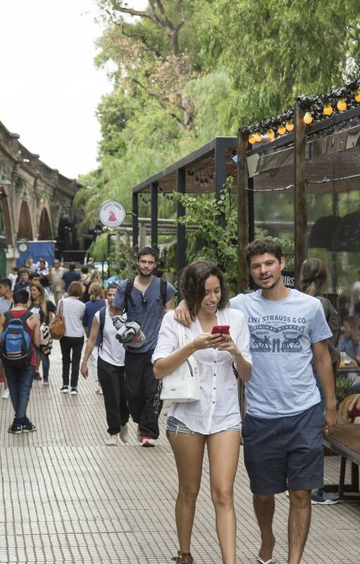 El ex Paseo de la Infanta, un circuito gastronómico cada vez más convocante