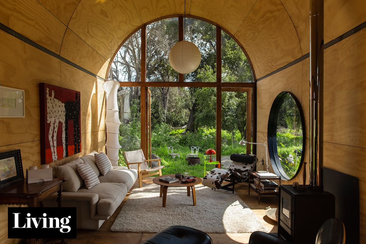 En Valparaíso, un arquitecto construyó una casa de campo que honra la memoria de sus abuelos
