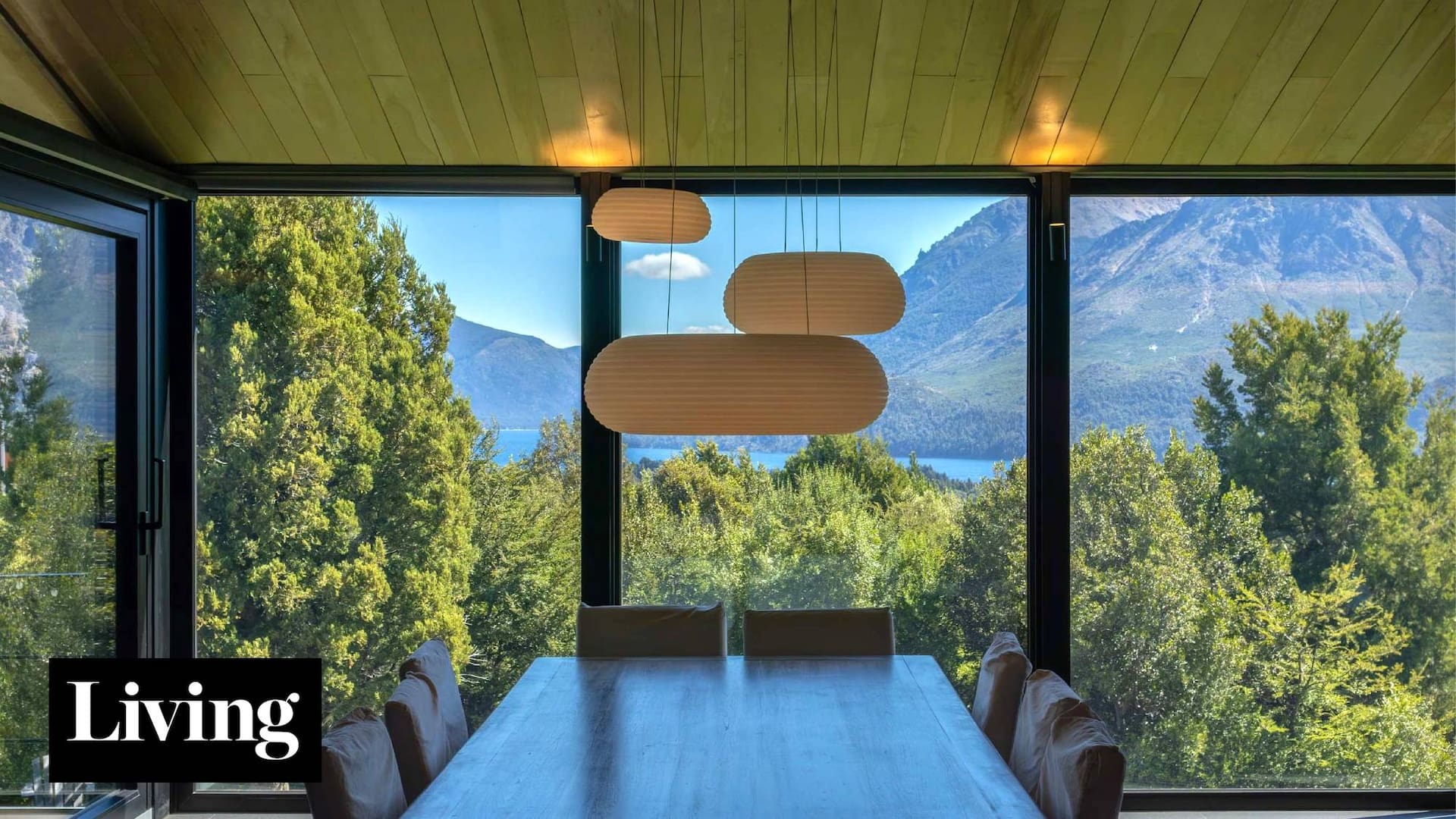 Una casa en Bariloche se eleva para ganar las mejores vistas del Lago Gutiérrez