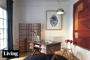 Un tres ambientes de estilo clásico, con lo mejor del arte y el diseño argentino