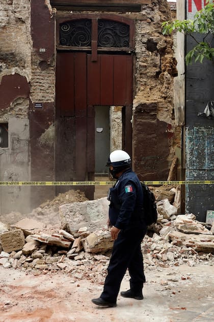 En fotos: así fue el terremoto que sacudió México