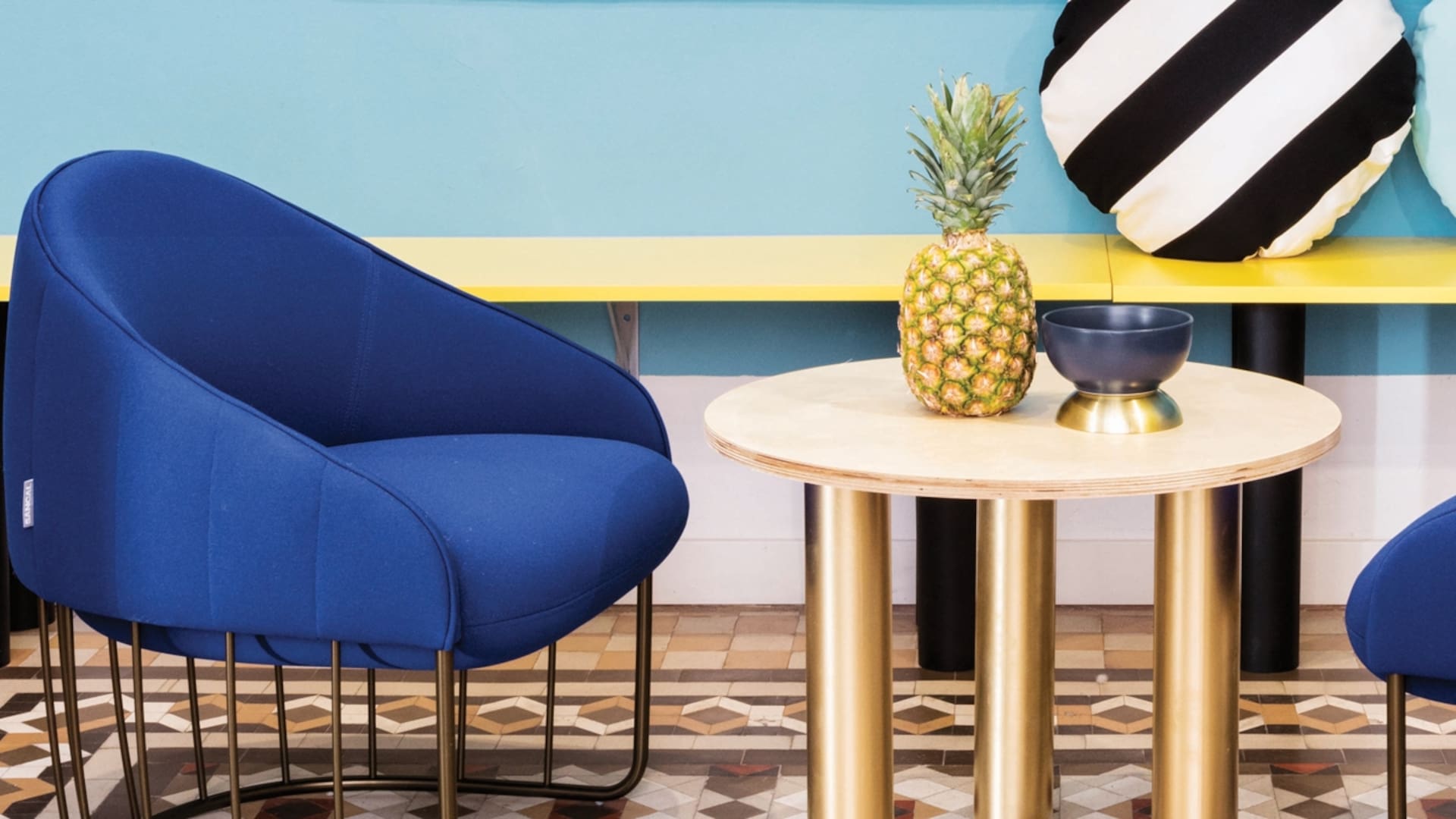 Siempre azul. Opciones para usar en la deco el color más apacible y elegante