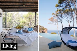 Dos hermanas construyeron una casa soñada que se funde con el Mediterráneo