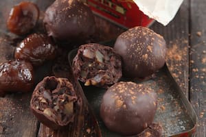 Fácil e irresistible: Receta de trufas de castañas y chocolate