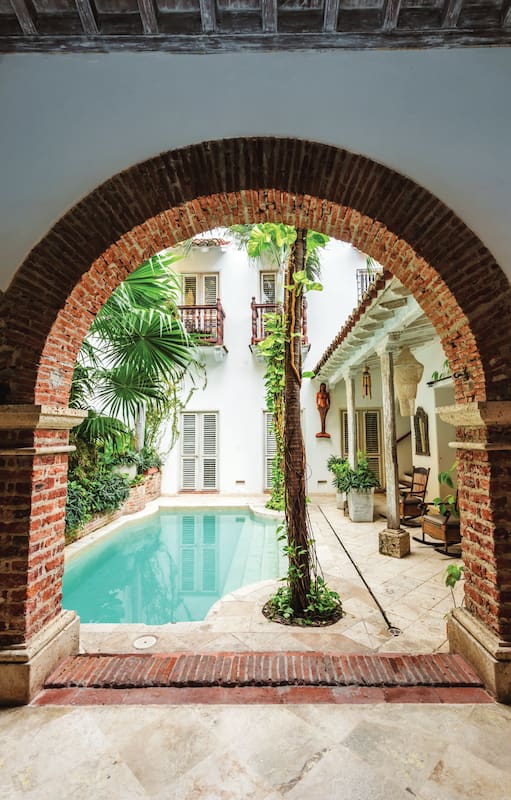 Cómo se ve por dentro una casa colonial del centro amurallado de Cartagena