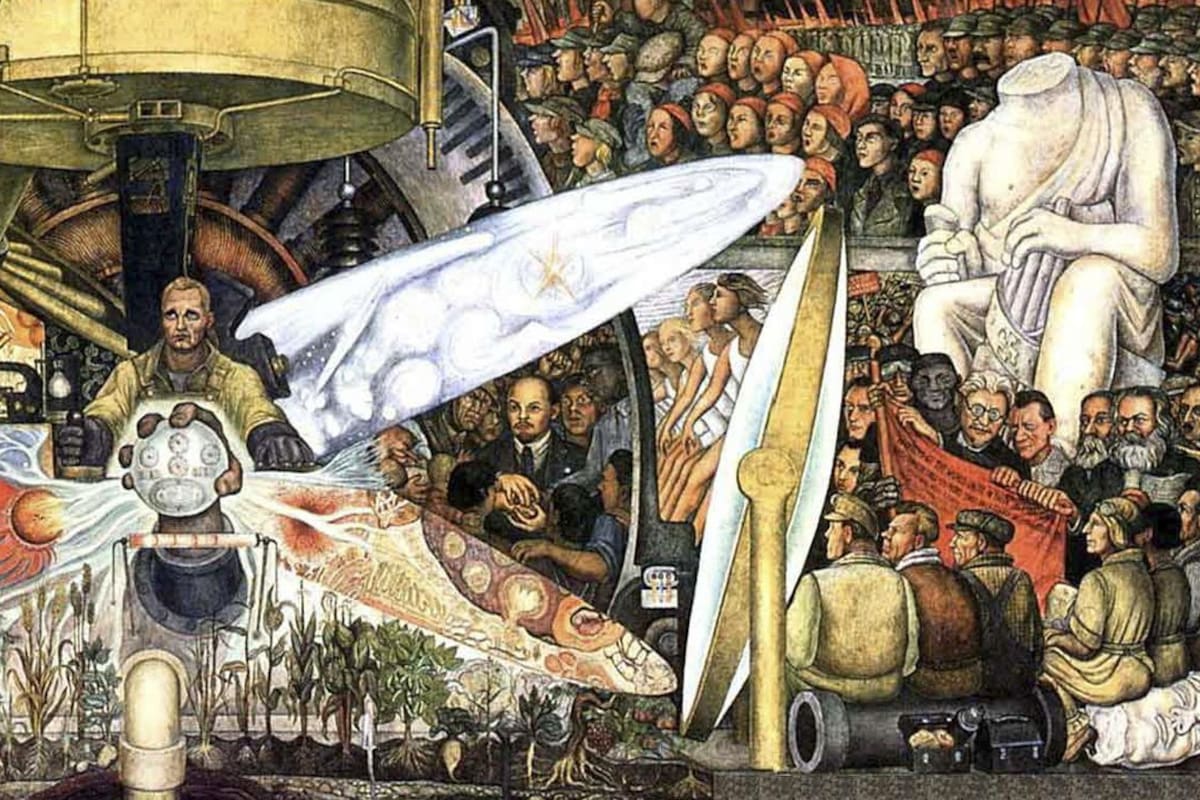 La curiosa historia del mural de Diego Rivera que enojó a los Rockefeller y terminó hecho polvo