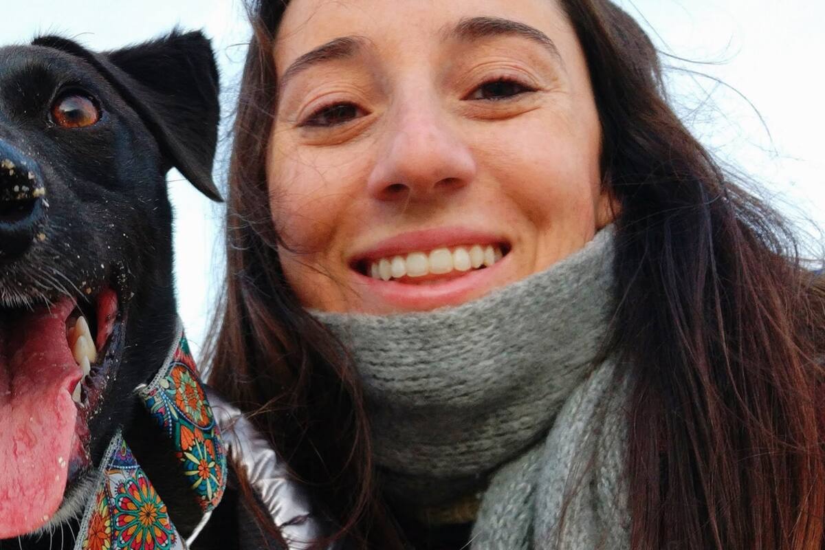 Descarte galguero: la acuchillaron y la dejaron en un descampado; la ayuda llegó justo a tiempo
